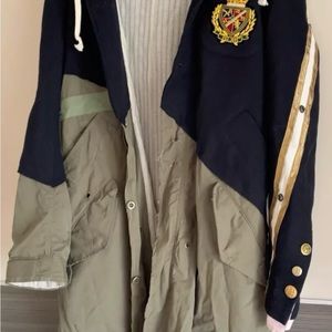 Greg Lauren size 3 trench coat